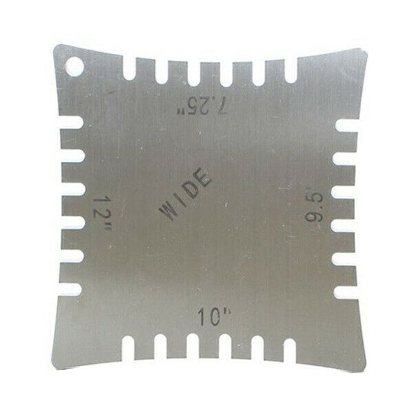 Guitar Notched Radius Gauges for Measuring Fingerboard Radius Pack Of 4pcs