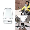 Motorcycle Scooter Transparent Clear Windshield Windscreen Guard Universal