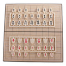 Portable Japanese Chess Game Set Shogi with Folding Magnetic Checkerboard