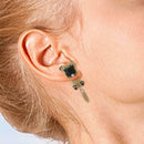 Cartoon Dog Animal Drop Earrings Pendant Polymer Clay Cute Ear Dangles Jewelry