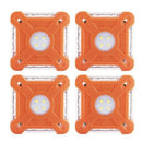 4 Packs Led Car Roadside Emergency Disc Roadside Flasher Square Light