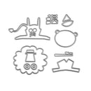 One Set DIY Zoo Metal Cutting Dies Scrapbook Emboss Stencils(MS255)
