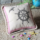 Nautical Decor Cushion Soft PP Cotton Stuffed Cushion Pillow Home - Helm 2