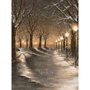 5D DIY Full Drill Diamond Painting Road Lights Cross Stitch Mosaic Craft
