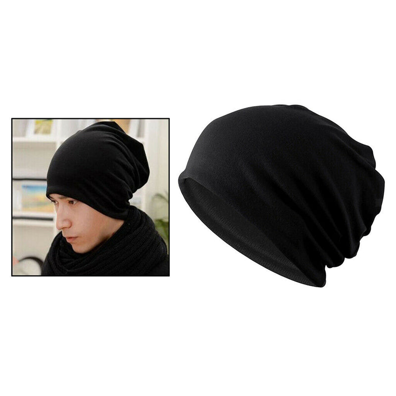 3 Pcs Women's Slouchy Beanie Hat Stretch Solid Chemo Cap Headwear Turban