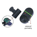 Black Electronic LED Light Fish Bite Sound Alarm Bell Fishing On Tackle Rod R6Y5