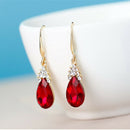 Necklace Earrings Diamond Water droplets Elegant Women Jewellery Set of Cry R2V4