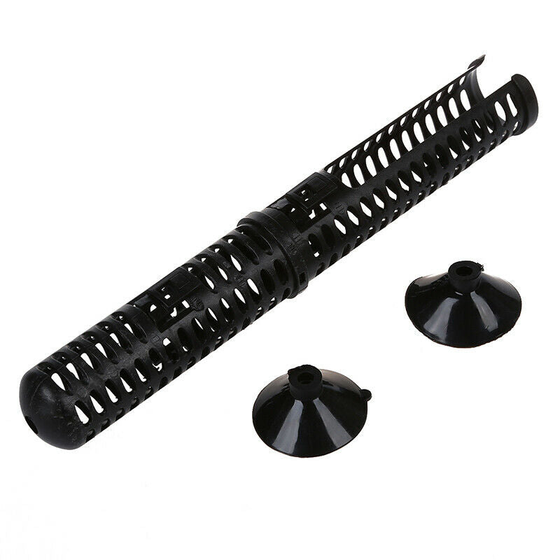 Aquarium Heater Protector with Suckers - Black P9A7