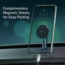 Car Phone Holder Magnetic Dashboard 360 Rotation Bracket w/Hollowed Cable Clip
