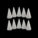 10pcs Cone Shape Styrofoam Foam Craft for DIY Handmade Party Home Decoration