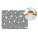 Infant Breathable Diapers Baby Changing Pad Cotton Cartoon Waterproof Nappy A