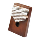 17 Keys Kalimba Wood Mahogany Mbira Thumb Piano Musical Instrument (Yellow) A