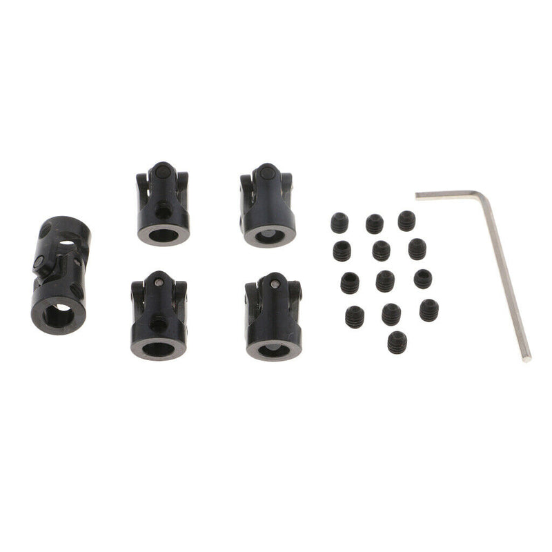 Metal RC Motor Shaft Coupling Couplers Universal Link Joints / 5 Per Order - 6