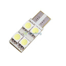 T10 W5W SMD 5050 4LED Car Interior Panel LED Wedge Dome Light Lamp Bulb Parts