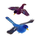 2Pcs Spreading Wings Artificial Feather Foam Bird Home Garden Wedding Decor