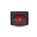 Red 3 Position 6Pin DC 12V Waterproof Car Boat LED Rocker Switch Latching LJ