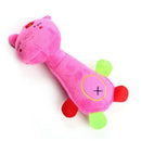 Funny Animal Shape Cute Pet Puppy Dog Toys Soft Plush Sound Squeaky Pig Che H3Y6