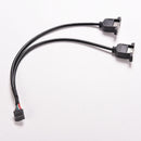 New Black 30cm/1FT 2 Port USB A Female to Internal 9 Pin Header Adapter Cable Z