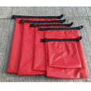 5 pcs Set Waterproof Dry Bag Sack Storage Pouch Camping Kayaking Pack Red