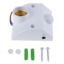 1Pc AC110-240V E27 Lamp Holder Base PIR Infrared Bulb Light Holder Sen JR