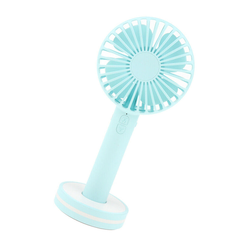Portable USB Desktop Handheld Personal Fans, Cooler, Adjustable, with Mirror