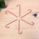 6pcs Candy Crutches Christmas Tree Decor Hanging Ornaments Pendants