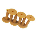 Pack of 6 Rubber Golf Tee Holder Set for Practice & Driving Range Mats