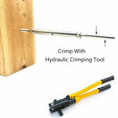 Swage Turnbuckle with Lag Screw for 1/8 inch Cable Stainless Steel 316 Mari