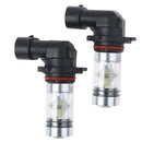 2x NEW White H10 9140 9145 High Power 100W LED Car DRL Fog Driving Light Bul_