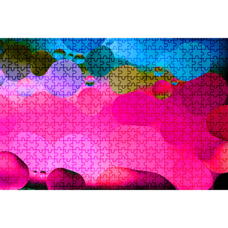 75 X 50cm 1000 Pieces Paper Jigsaw Puzzles Color Bubble Assembling Picture