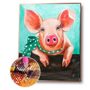 5D DIY Full Round Drill Diamond Painting Animal Rhinestone Picture (B2492)
