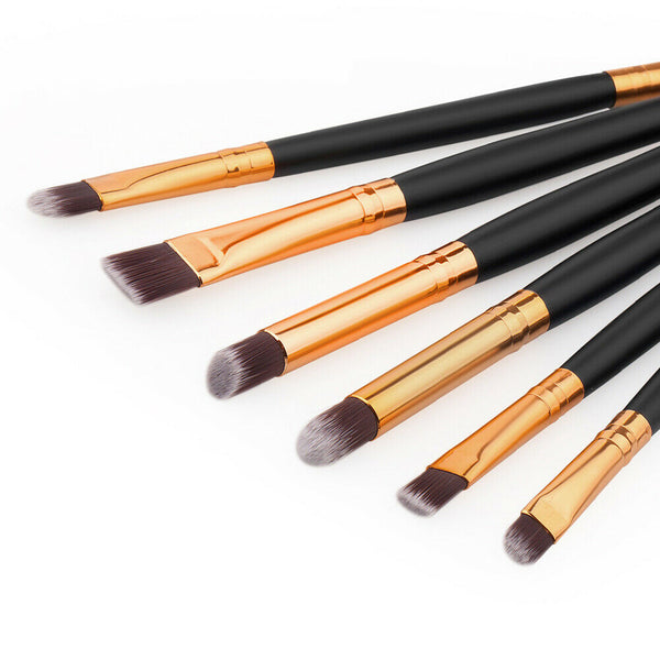 6pcs Pro Makeup Cosmetic Brushes Eyeshadow Eye Shadow Foundation Blending A#S