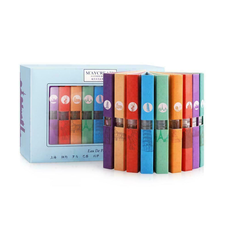 9Pcs Women Mini Perfume Gifts Set City Fragrances Kit Water 3ml Aromatic Sp U5I8