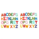 Colorful Magnetic Wood Sweet Alphabet Fridge Magnets Child Education T ZNY
