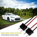1Pair Universal H7 Bulb Socket Male Adapter Connector for Car Headlight Fog Lamp