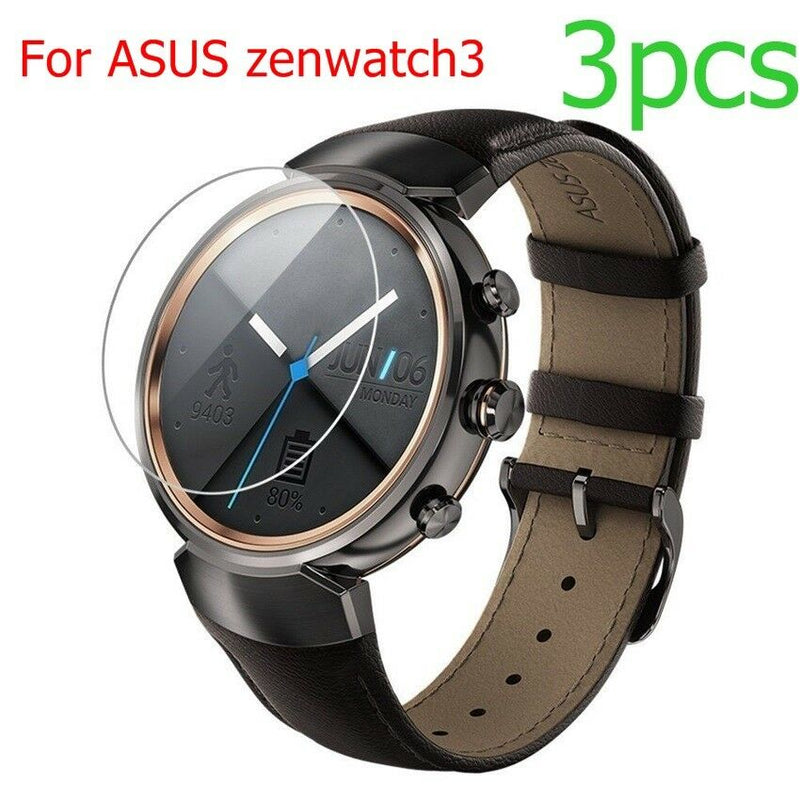 3pc soft Anti-scratch Shockproof Film Screen Protector for ASUS zenwatch3 Watch