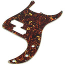 Cool Dark Red Flame Pattern 3 Ply Pickguard Scratch Plate For P Bass Guitar I2E8
