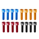 16x Aluminum Alloy Bike Stem Screw Bicycle Bolts M5x17mm Road Mountain Bike Bolt