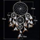 Five-rings Dream Catcher Wall Hanging Home Car Decor Craft