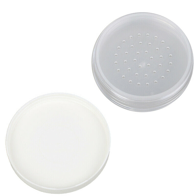 8ml Plastic Empty Loose Box Makeup Cosmetic Container Cosmetic Jar Pot White  Gw