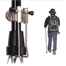 Ice Claw Cane Texture Crampons Cleat Five Prong Trekking Pole Stainless Steel OZ