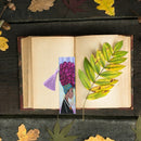 DIY Special Shape Diamond Painting Leather Lady Bookmark with Tassel Crafts