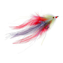 Trout Salmon Steelhead Fly Fishing Streamer Flies Saltwater Red with Hook