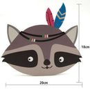 Nordic Children's Decorative Wooden Wall Stickers
