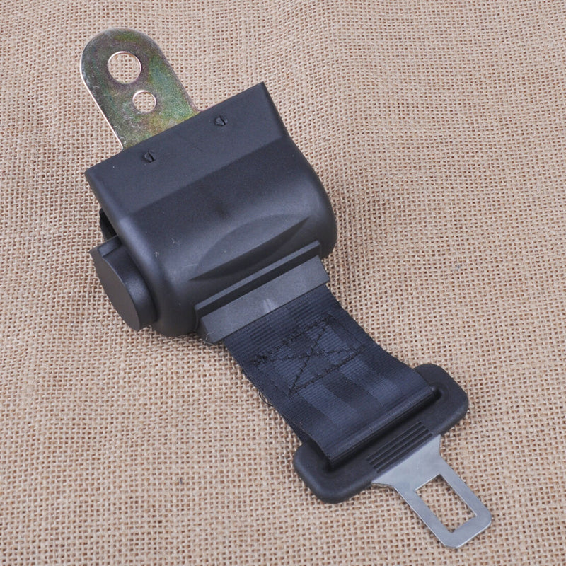 2 Point Retractable Seat Belt Safety Lap Strap Buckle Adjust Security Auto Car