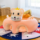 Cute Baby Sofa Cover Learning to Sit Seat Feeding Chair Case N/Cotton (D) A