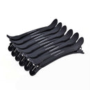 12X Professional Black Matte Hairdressing Salon Sectioning Clamps Hair Clips Nw
