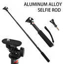 75cm Extendable Selfie Stick Pole Aluminum Monopod for GoPro Hero 7 6 5 4 3+ 3