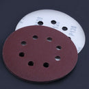 50pcs 125mm orbital sander sandpaper discs 40,60,80,100,120g grit sanding n