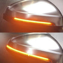 12V Car 28LED Rear View Mirror Blinker Light Turn Signal Bumper Strip Universal-
